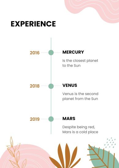 파스텔 톤의 포트폴리오 프레젠테이션 템플릿
