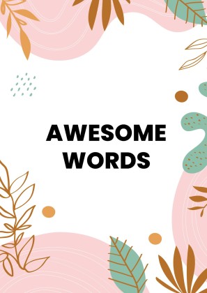 파스텔 톤의 포트폴리오 프레젠테이션 템플릿