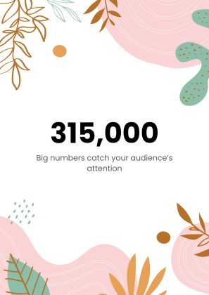 파스텔 톤의 포트폴리오 프레젠테이션 템플릿