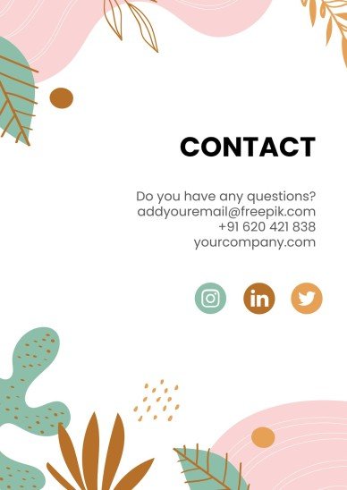 파스텔 톤의 포트폴리오 프레젠테이션 템플릿