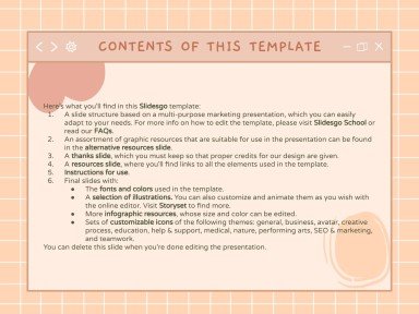 Kawaii Interface for Marketing presentation template 