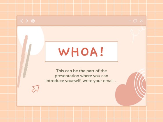 Kawaii Interface for Marketing presentation template 