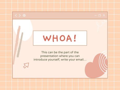Kawaii Interface for Marketing presentation template 
