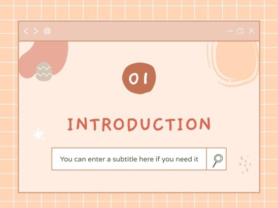Kawaii Interface for Marketing presentation template 