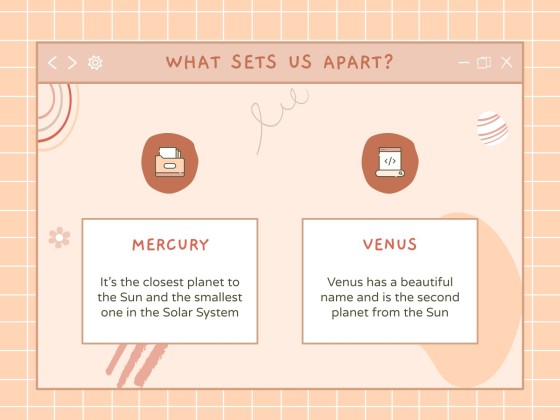 Kawaii Interface for Marketing presentation template 