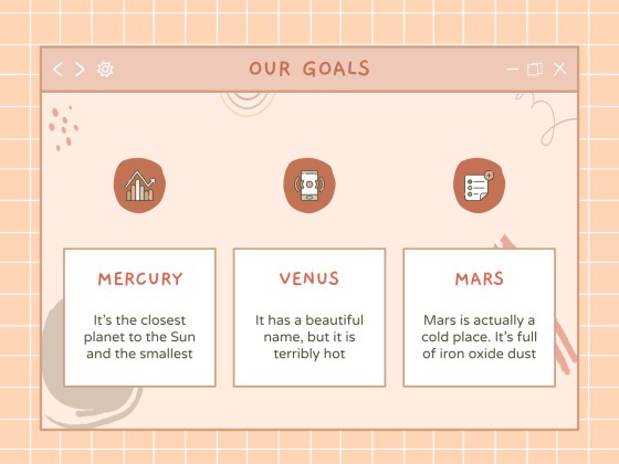 Kawaii Interface for Marketing presentation template 