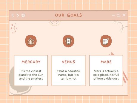 Kawaii Interface for Marketing presentation template 