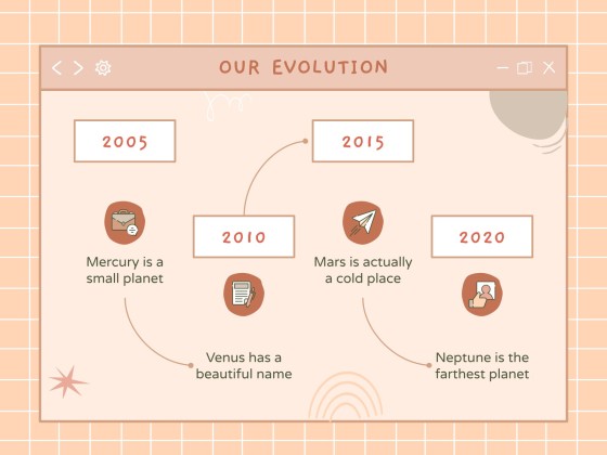 Kawaii Interface for Marketing presentation template 