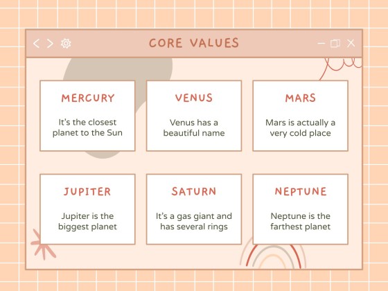 Kawaii Interface for Marketing presentation template 