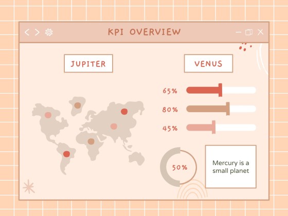 Kawaii Interface for Marketing presentation template 