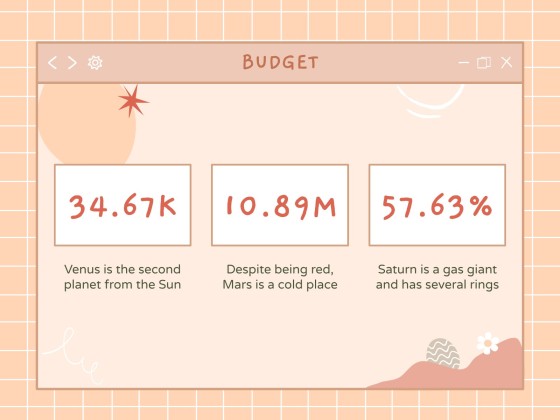 Kawaii Interface for Marketing presentation template 