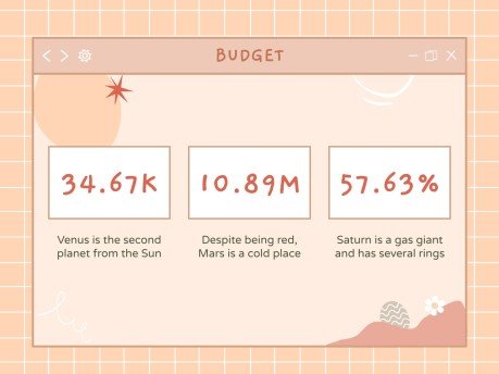 Kawaii Interface for Marketing presentation template 