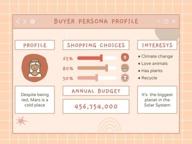 Kawaii Interface for Marketing presentation template 