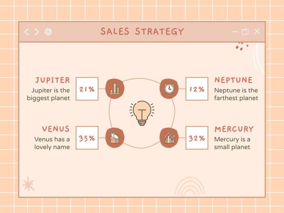 Kawaii Interface for Marketing presentation template 
