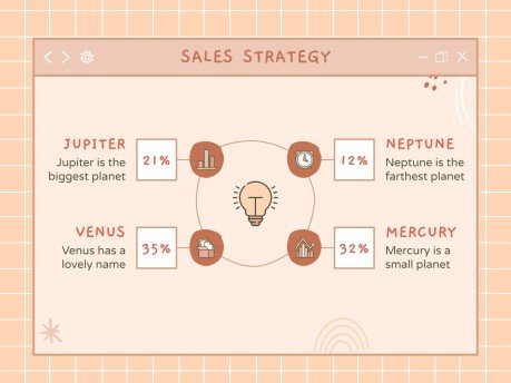 Kawaii Interface for Marketing presentation template 