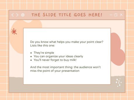 Kawaii Interface for Marketing presentation template 
