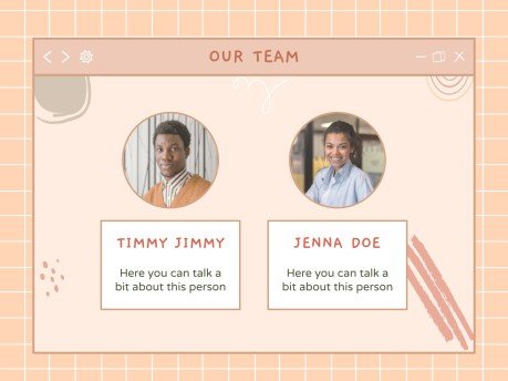 Kawaii Interface for Marketing presentation template 