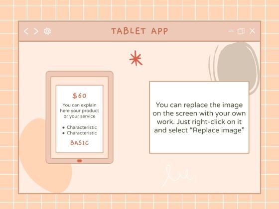 Kawaii Interface for Marketing presentation template 