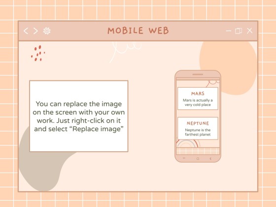 Kawaii Interface for Marketing presentation template 