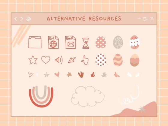 Kawaii Interface for Marketing presentation template 