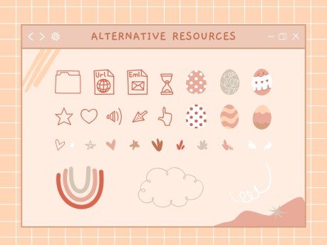 Kawaii Interface for Marketing presentation template 