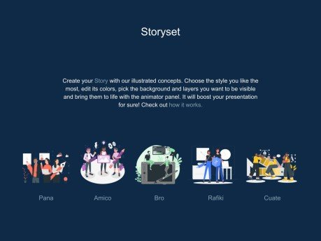 Kawaii Interface for Marketing presentation template 