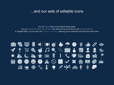 Kawaii Interface for Marketing presentation template 