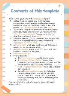 자연 활동 바인더 프레젠테이션 템플릿