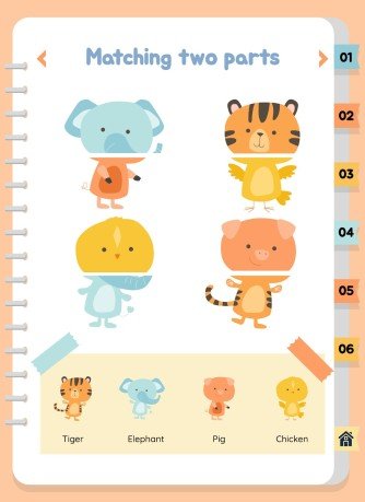 자연 활동 바인더 프레젠테이션 템플릿