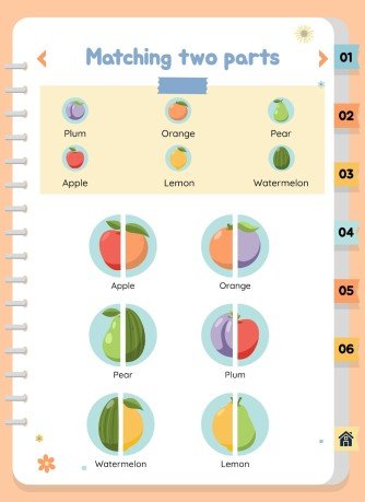 자연 활동 바인더 프레젠테이션 템플릿