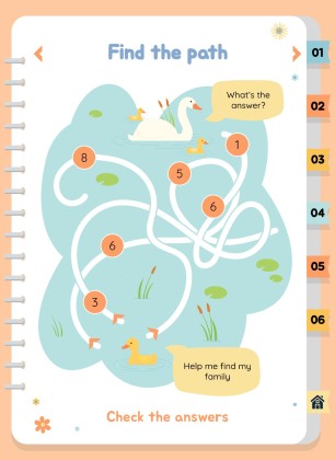 자연 활동 바인더 프레젠테이션 템플릿