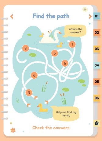 자연 활동 바인더 프레젠테이션 템플릿