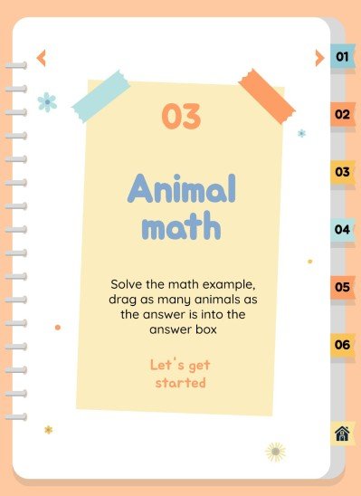자연 활동 바인더 프레젠테이션 템플릿