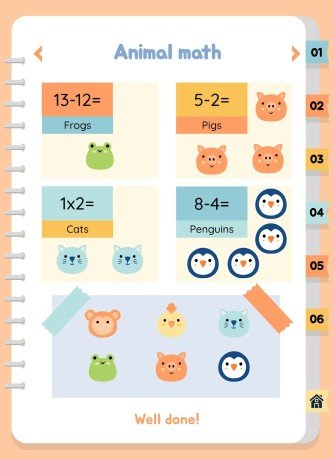 자연 활동 바인더 프레젠테이션 템플릿