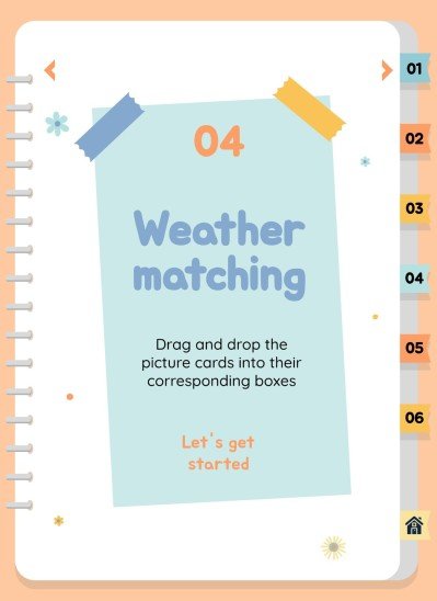 자연 활동 바인더 프레젠테이션 템플릿