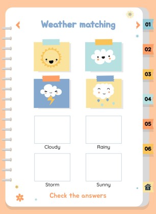 자연 활동 바인더 프레젠테이션 템플릿