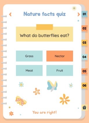 자연 활동 바인더 프레젠테이션 템플릿