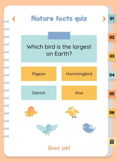 자연 활동 바인더 프레젠테이션 템플릿