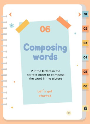 자연 활동 바인더 프레젠테이션 템플릿