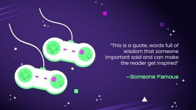 School of Game Development Google Slides & PPT template