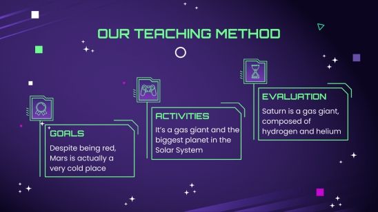 School of Game Development Google Slides & PPT template