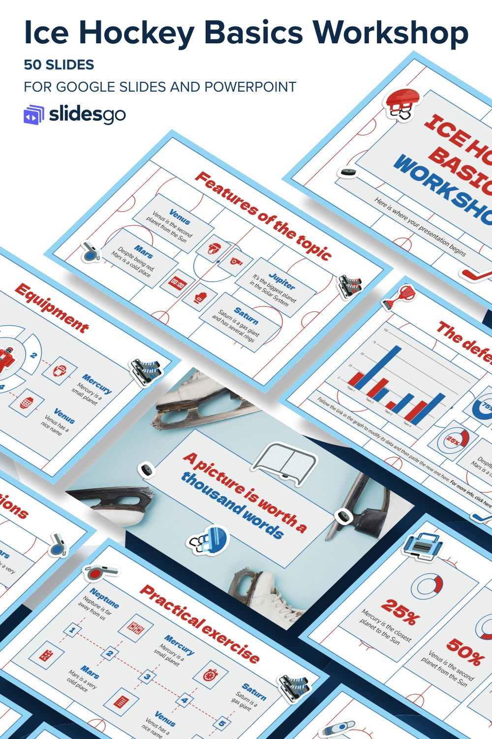 Ice Hockey Basics Workshop | Google Slides & PowerPoint