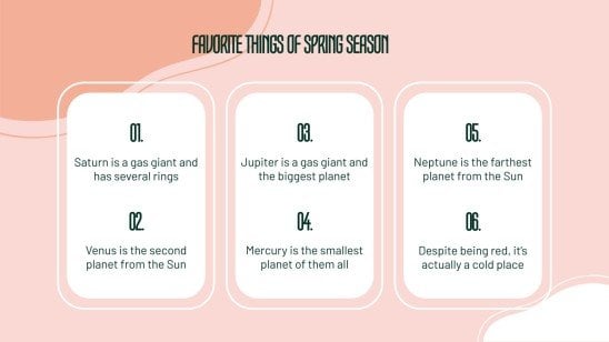 Spring Season presentation template 