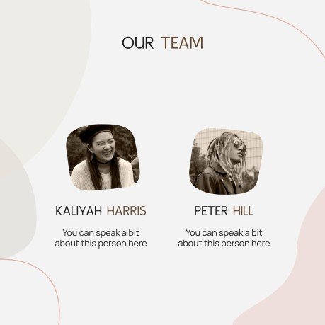 Modelo de apresentação Pitch deck minimalista com estética coreana