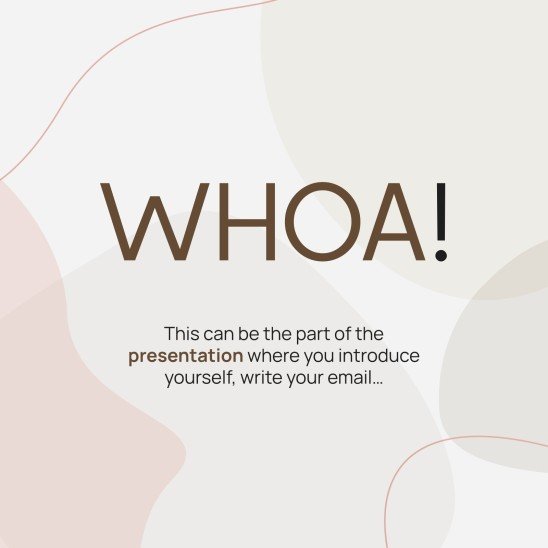 Modelo de apresentação Pitch deck minimalista com estética coreana