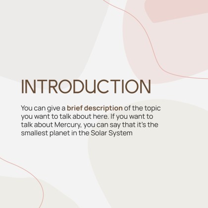 Modelo de apresentação Pitch deck minimalista com estética coreana