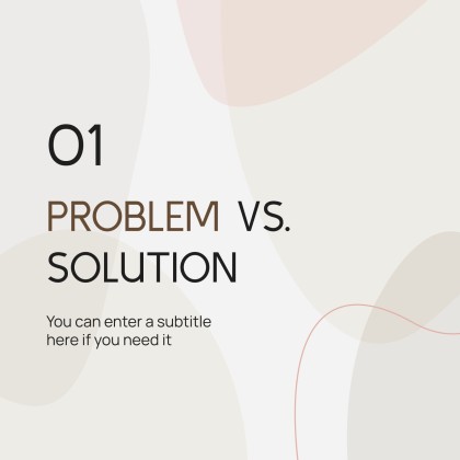 Modelo de apresentação Pitch deck minimalista com estética coreana