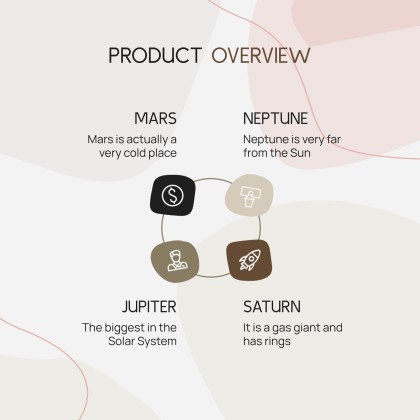 Modelo de apresentação Pitch deck minimalista com estética coreana