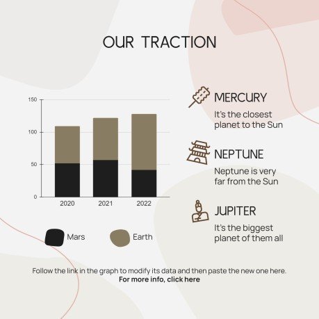 Modelo de apresentação Pitch deck minimalista com estética coreana