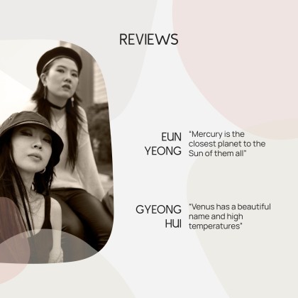 Modelo de apresentação Pitch deck minimalista com estética coreana